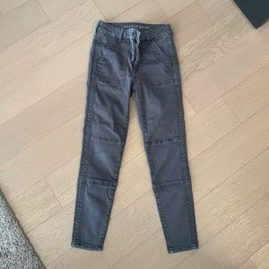 AE NE(X)T LEVEL HIGH-WAISTED JEGGING CROP - Faded Black